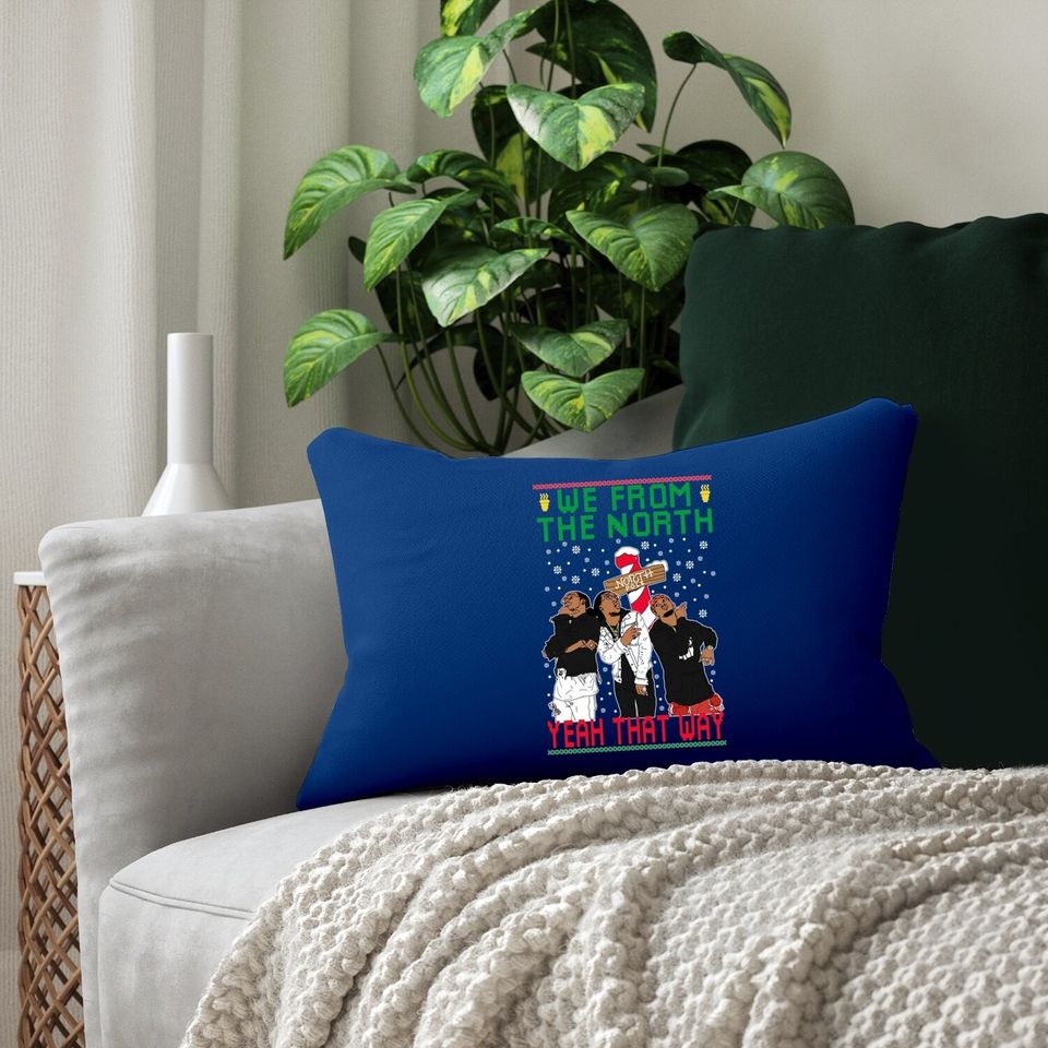 Migos We From The North Ugly Christmas Lumbar Pillow