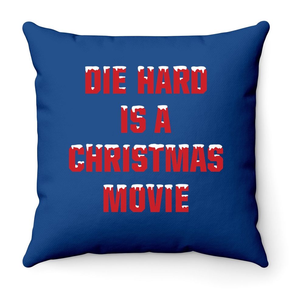 Die Hard Christmas Throw Pillow
