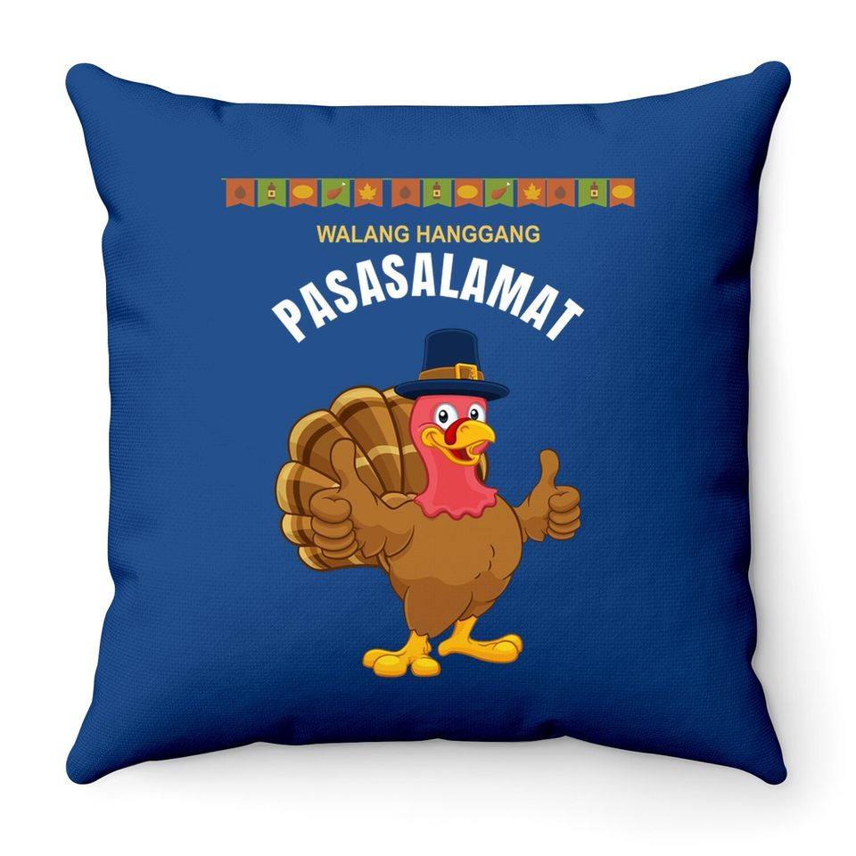 Philippines Filipino Thanksgiving Throw Pillow