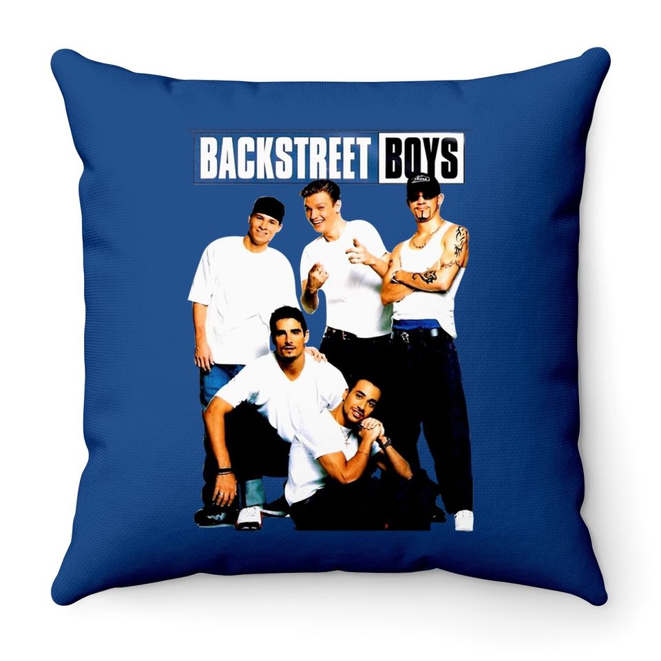 Backstreet Boys Garçons De La Rue Throw Pillow