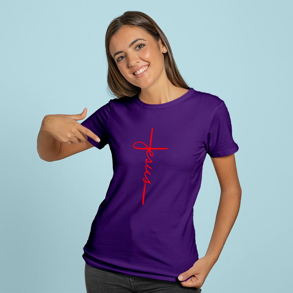 Cool Jesus Cross Gift For Men Women Funny Christian Faith Hoodie