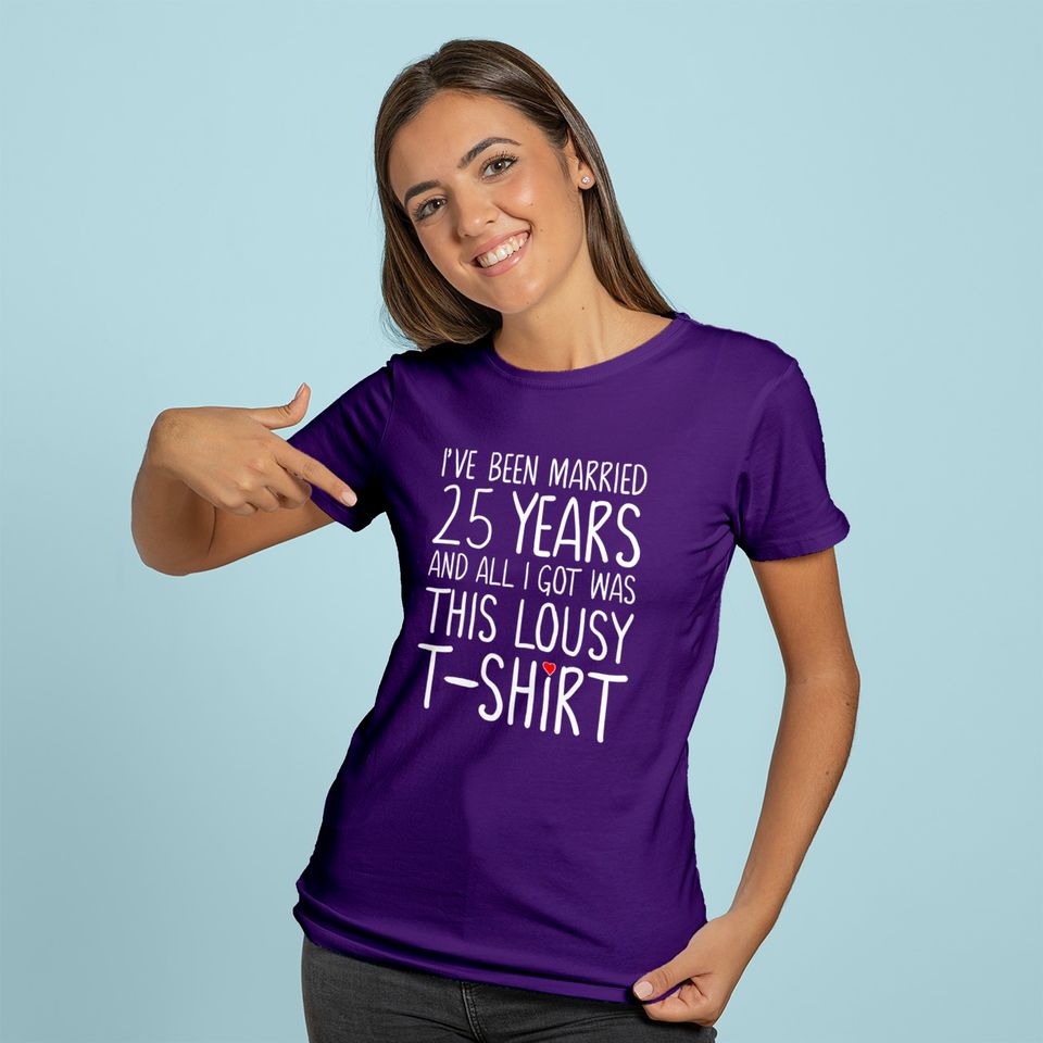 25th Wedding Anniversary Gift for Her, Spouse Wife & Husband Hoodie