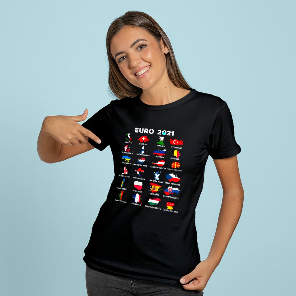 Euro 2021 Men's Hoodie All Countries Participating In Euro
