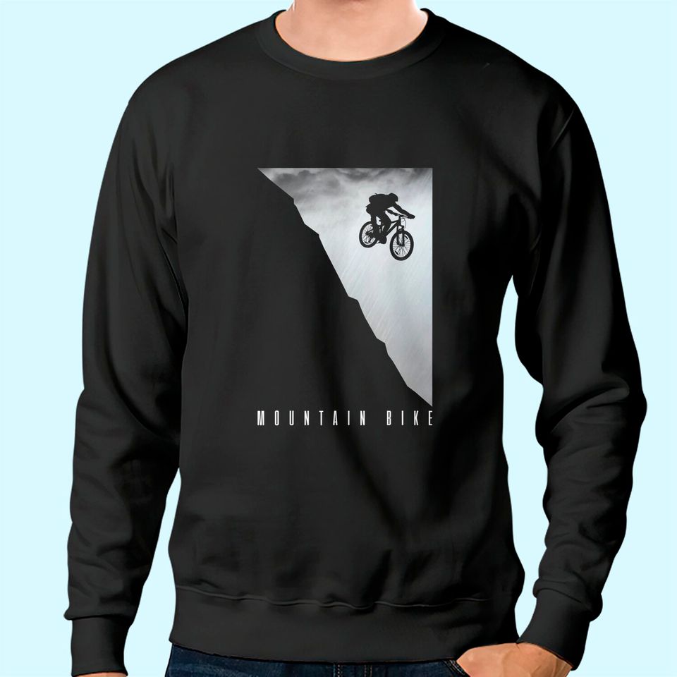 Mountain Bike Downhill MTB Biking Vintage Biker Gift Men Sweatshirt