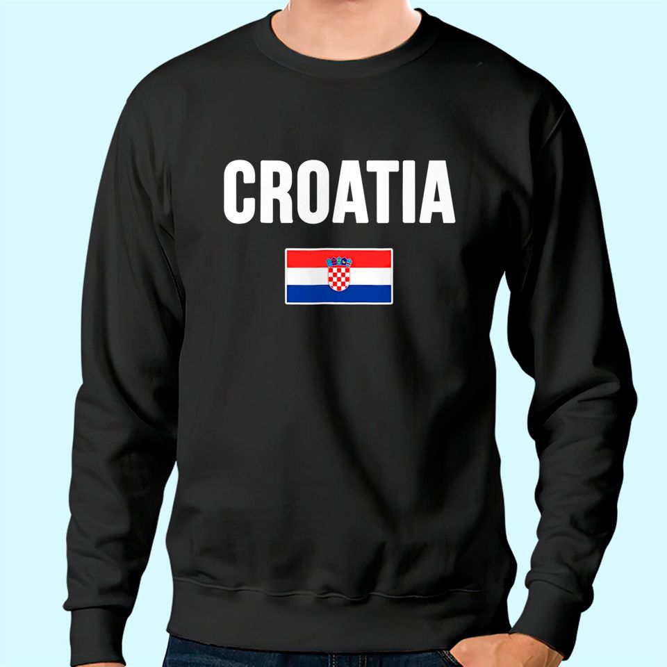 Croatia Sweatshirt Flag