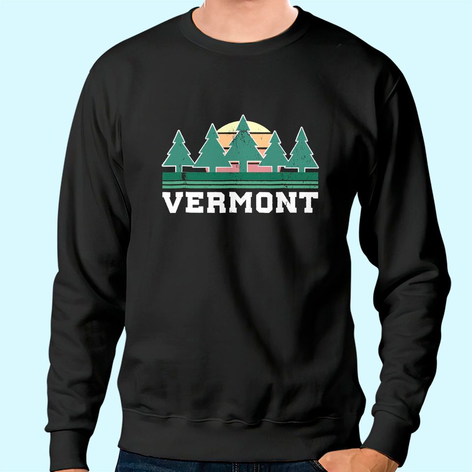 Vermont Sweatshirt Retro Vintage Sweatshirt