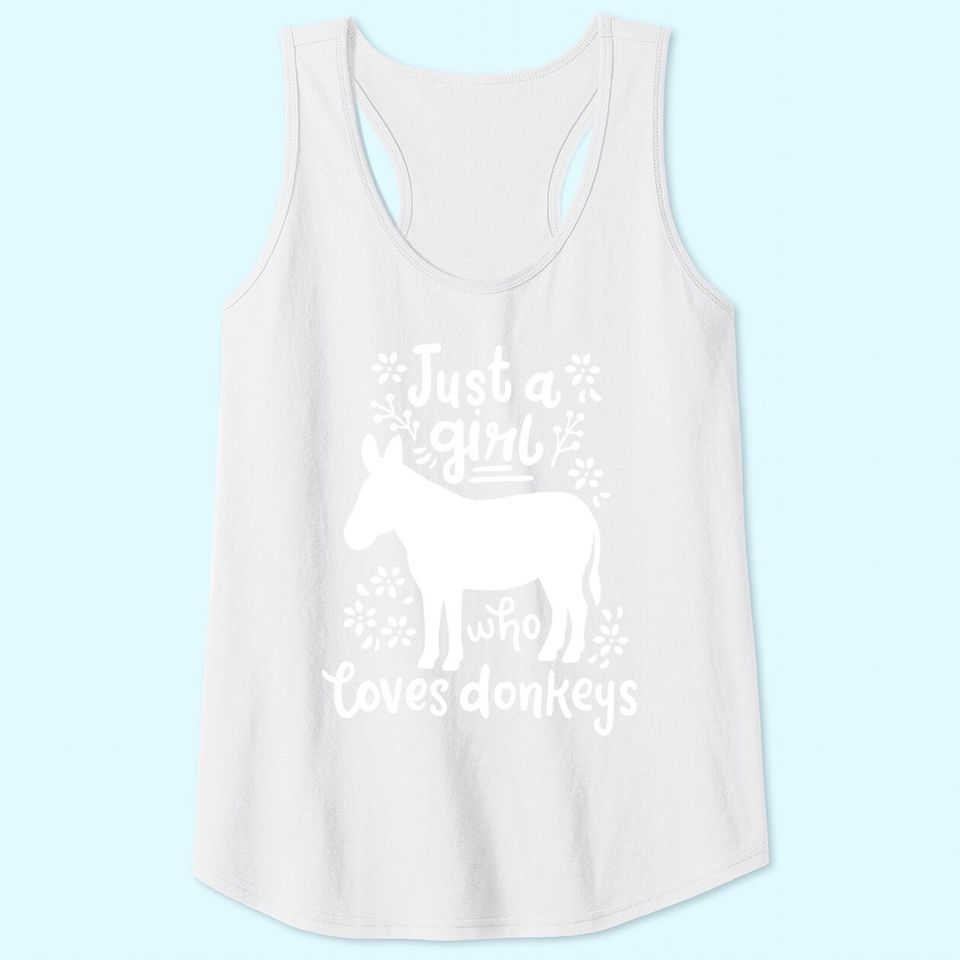 Just a Girl Who Loves Donkey Pullover Hoodie