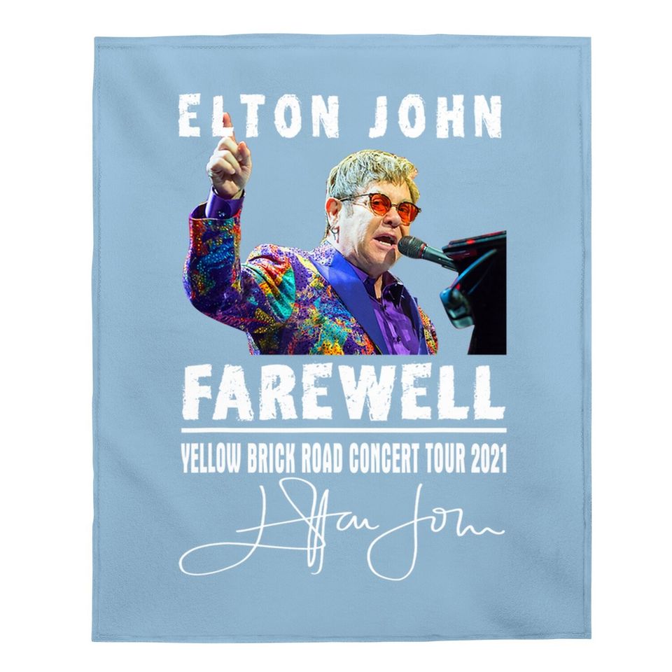 Graphic Elton Arts John Country Music Vintage Tour 2021 Arts Baby Blanket