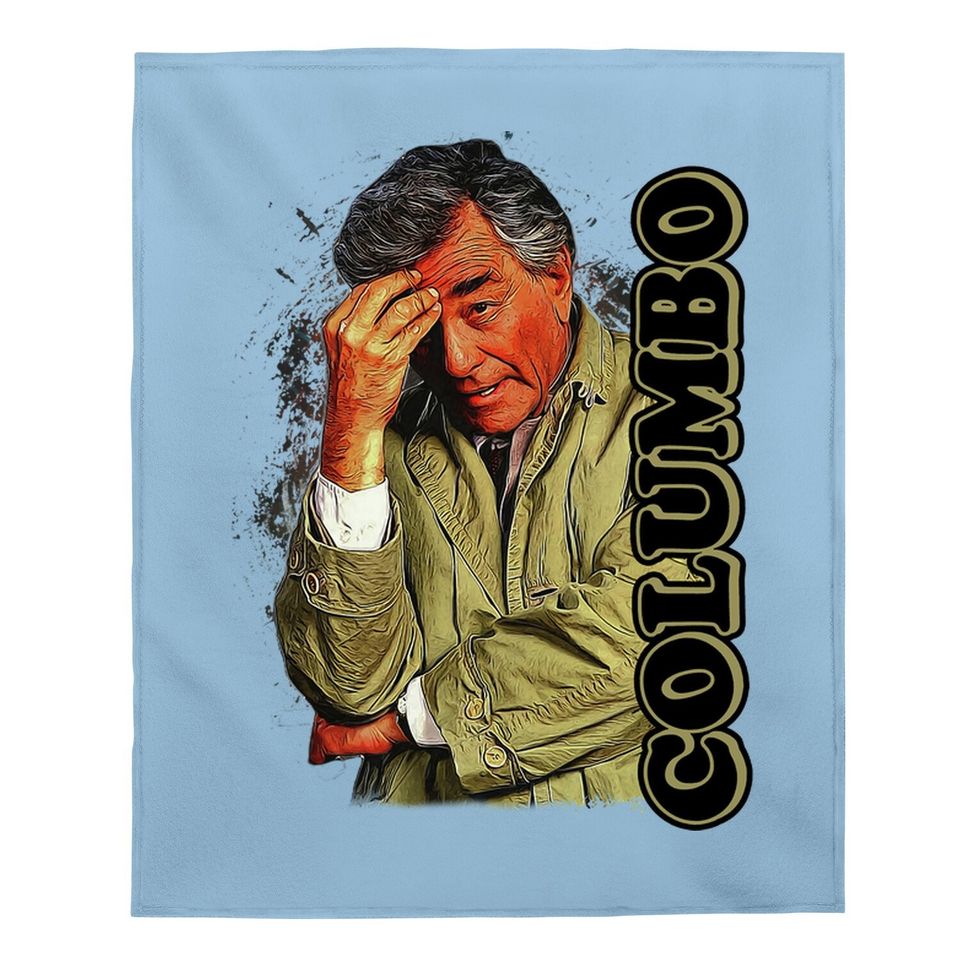 Columbo Detective Movie 80s  baby Blanket