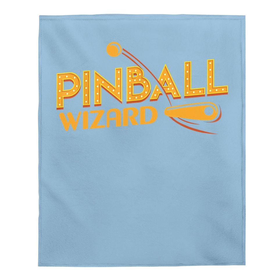 Pinball Wizard Arcade Baby Blanket