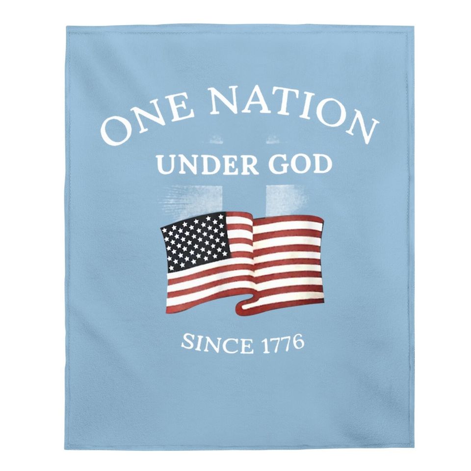 One Nation Under God Since 1776, Since 1776 Veteran Baby Blanket Baby Blanket