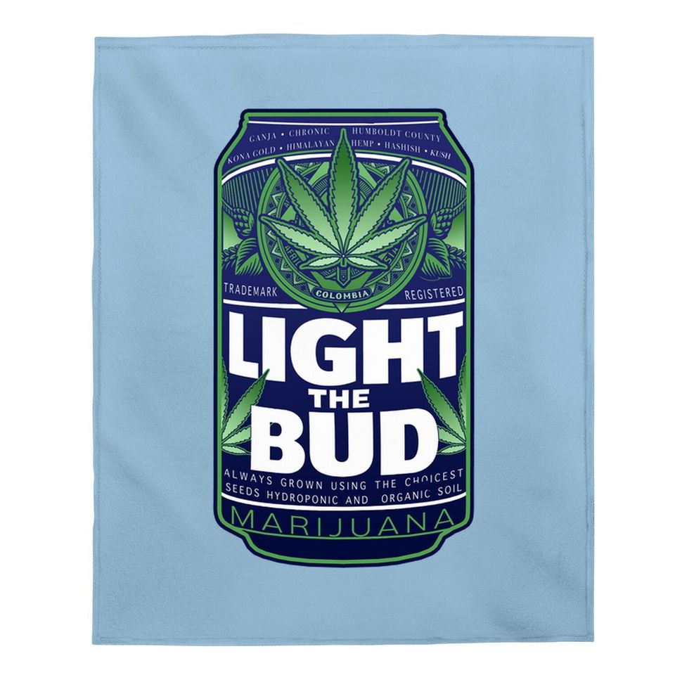 Light The Bud Baby Blanket