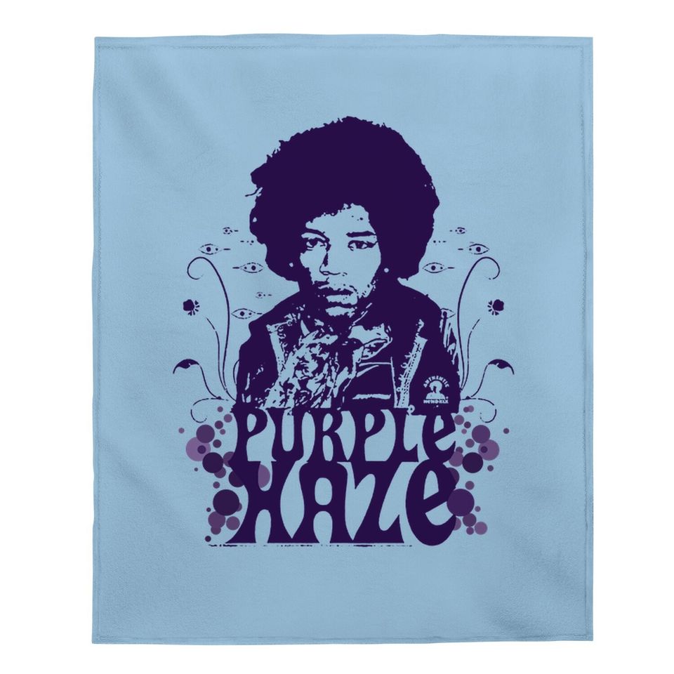Jimi Hendrix - Purple Haze Baby Blanket