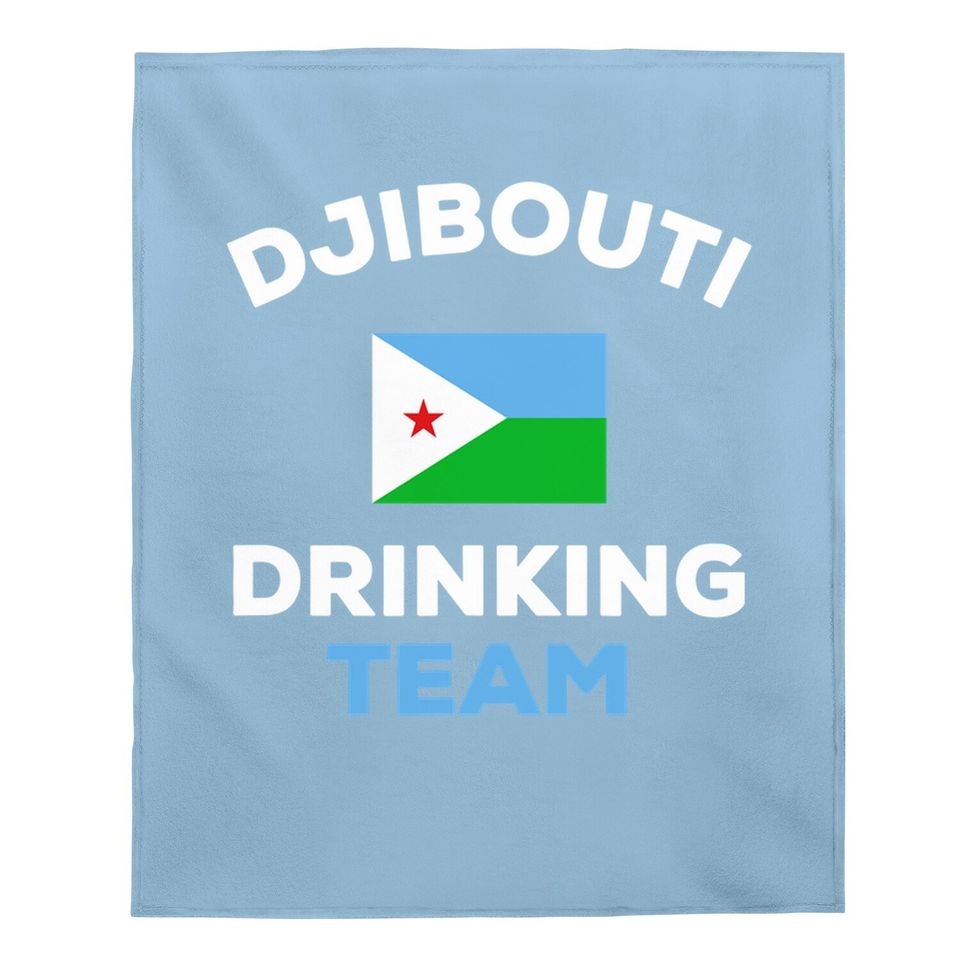 Djibouti Drinking Team Baby Blanket Beer Country Flag Baby Blanket
