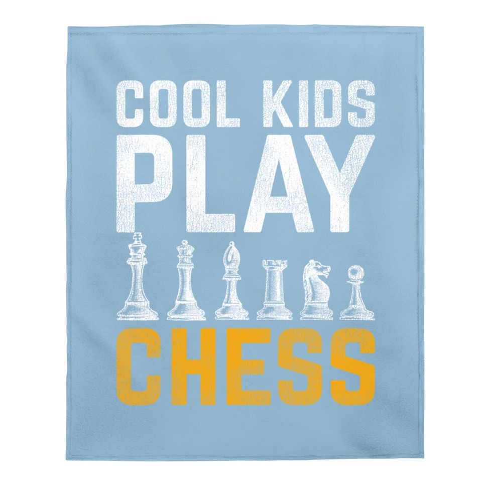 Cool Play Chess Baby Blanket