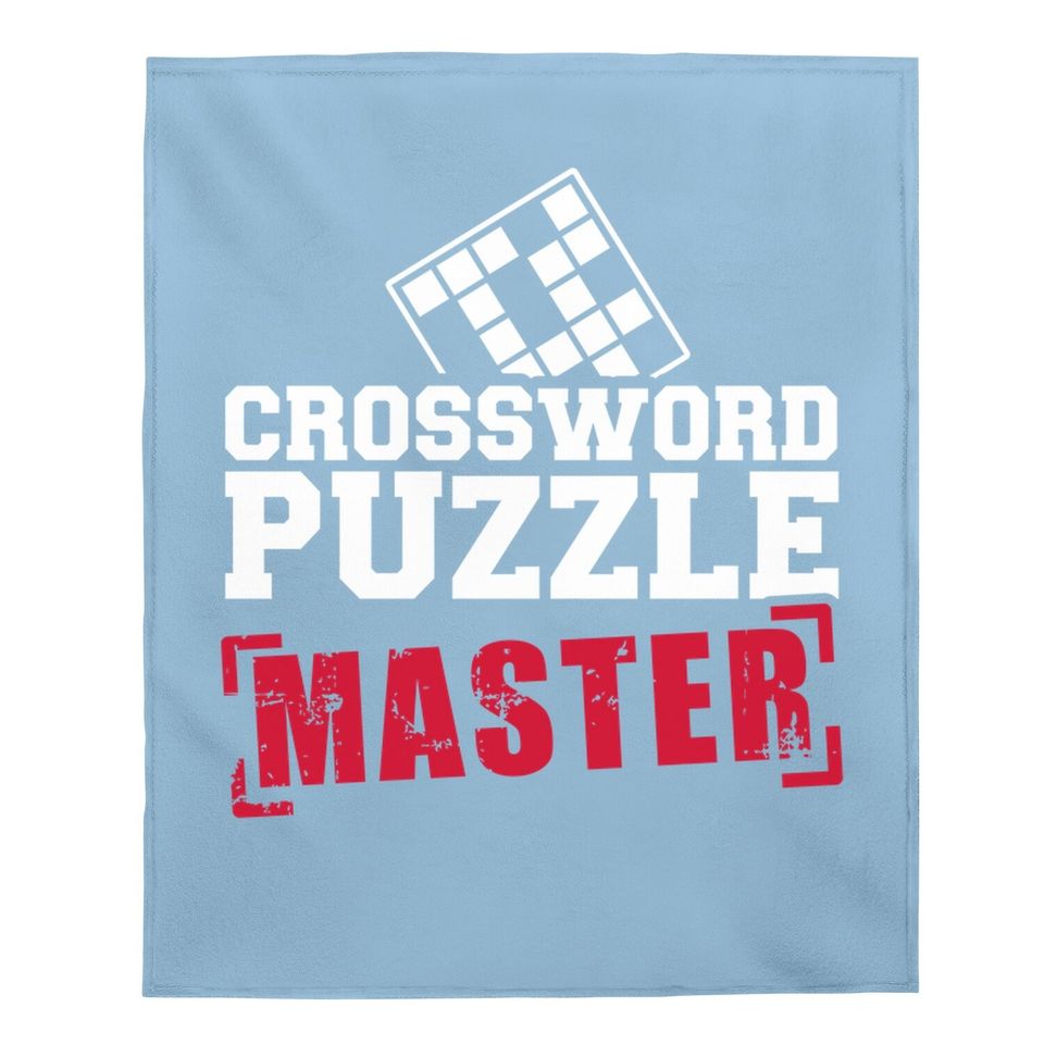 Crossword Puzzle Master Baby Blanket