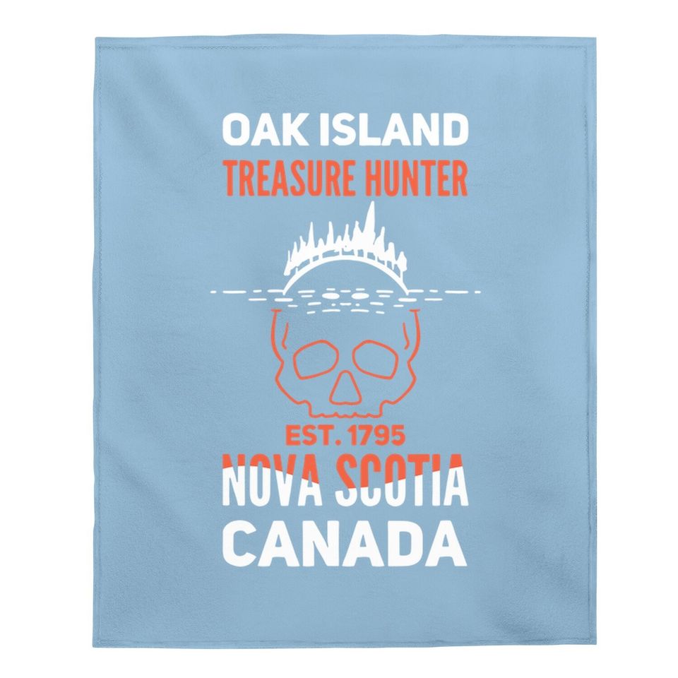 Oak Island Nova Scotia Canada I Money Pit I Treasure Hunt Baby Blanket