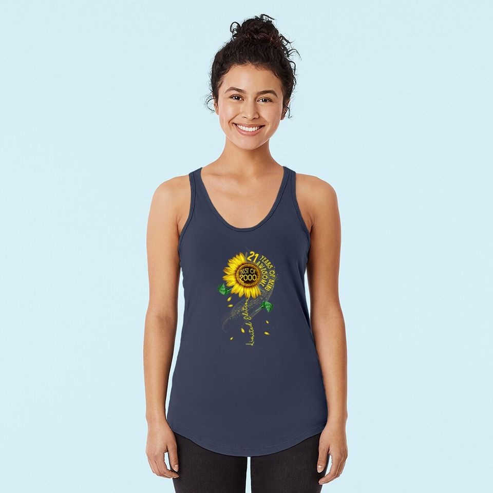 Best Of 2000 Sunflower 21 Years Old Tank Top