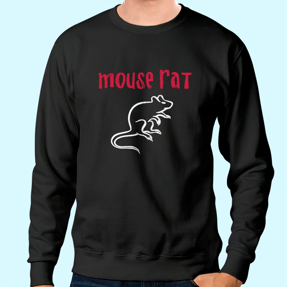 The Mouse Rat Logo Distressed Sweatshirt