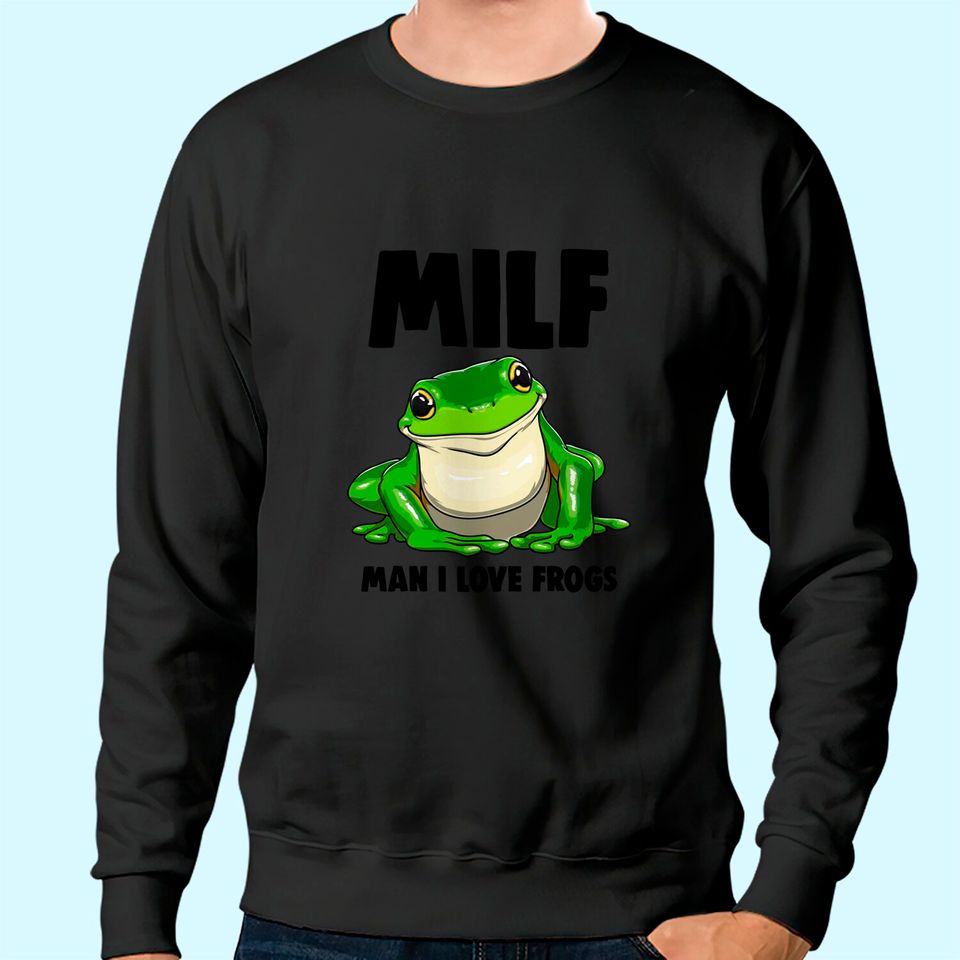 I Love Frogs Tee Frog Love Sweatshirt