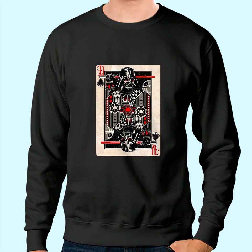 Darth Vader King of Spades Graphic Sweatshirt