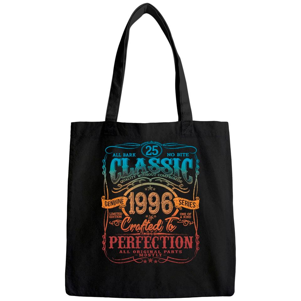 Vintage 1996 Limited Edition Gift 25 years old 25th Birthday Tote Bag