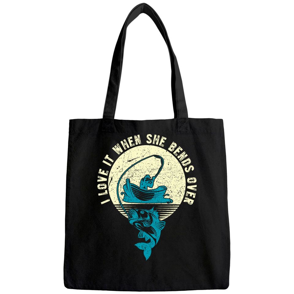 Funny Fishing Quote Gift Funny Fishing Tote Bag