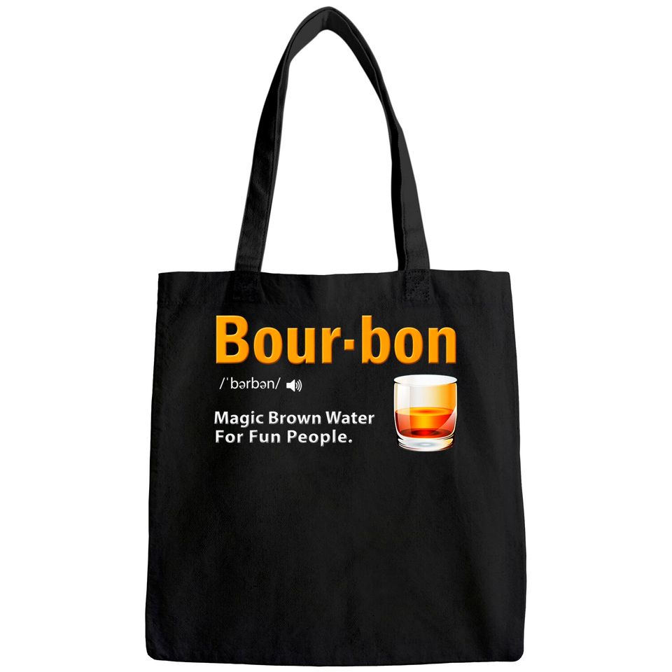 Whiskey Bourbon Definition Tote Bag Magic Brown Water Kentucky Tote Bag