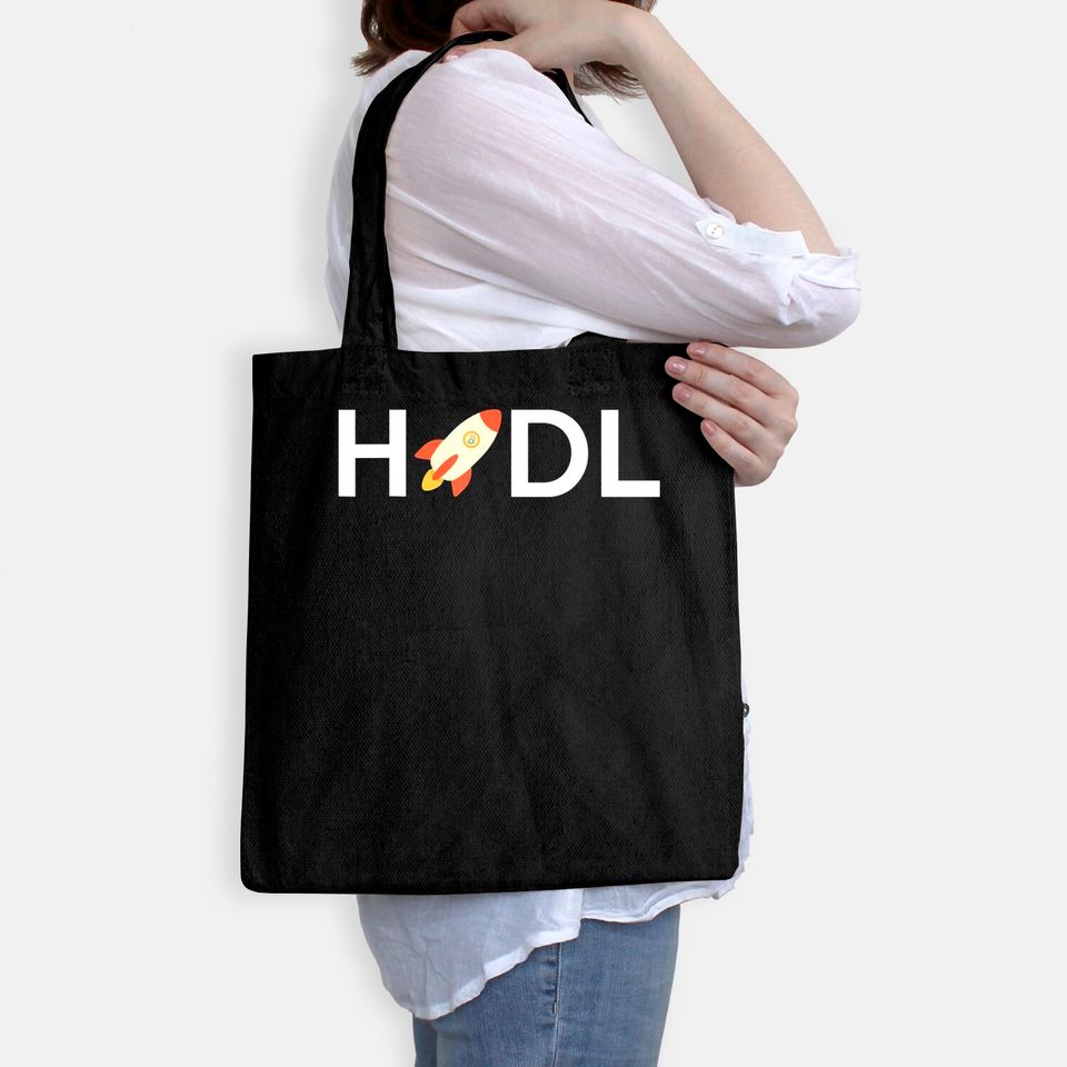 Funny HODL Bitcoin Dogecoin Shiba Inu Cryptocurrency Tote Bag Tote Bag