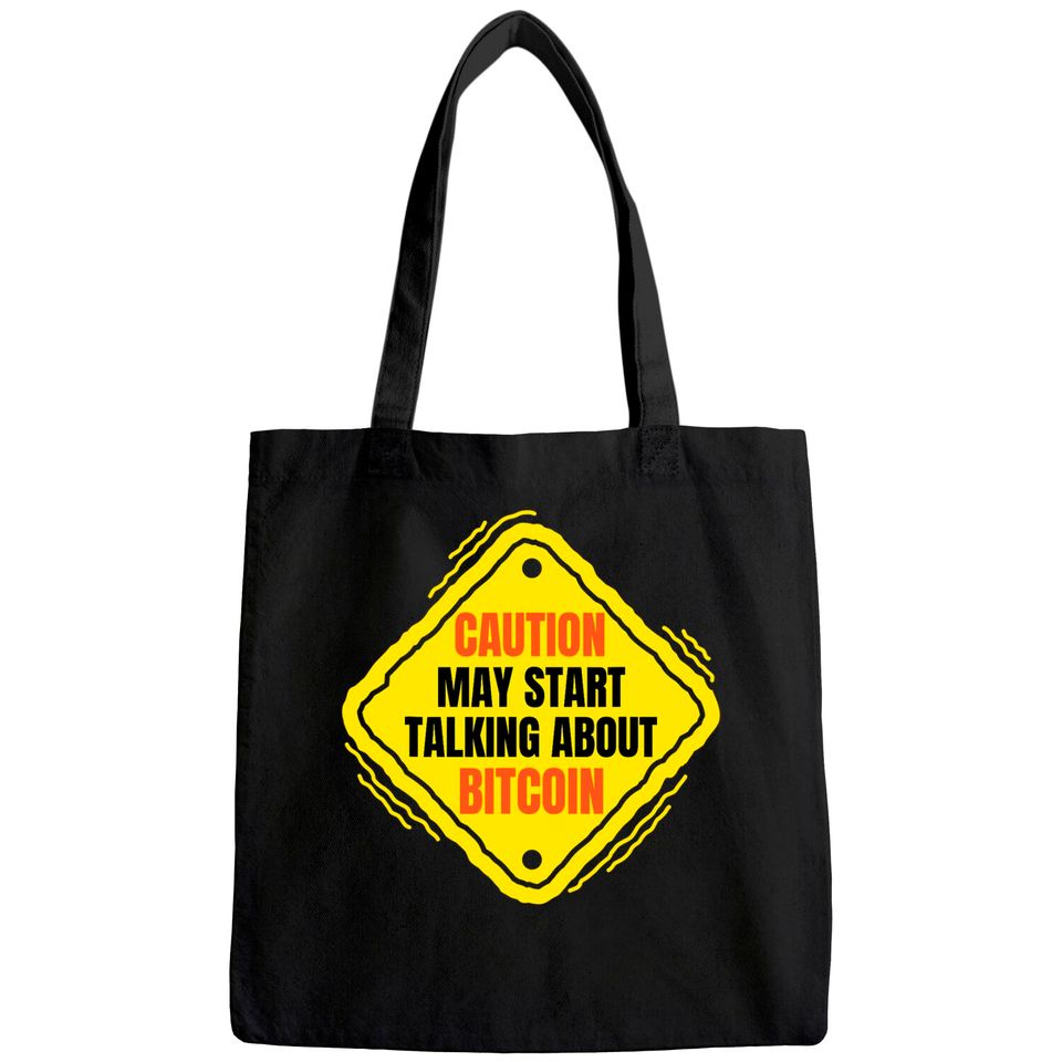 Cryptocurrency Humor Gifts | Funny Meme Quote Crypto Bitcoin Tote Bag