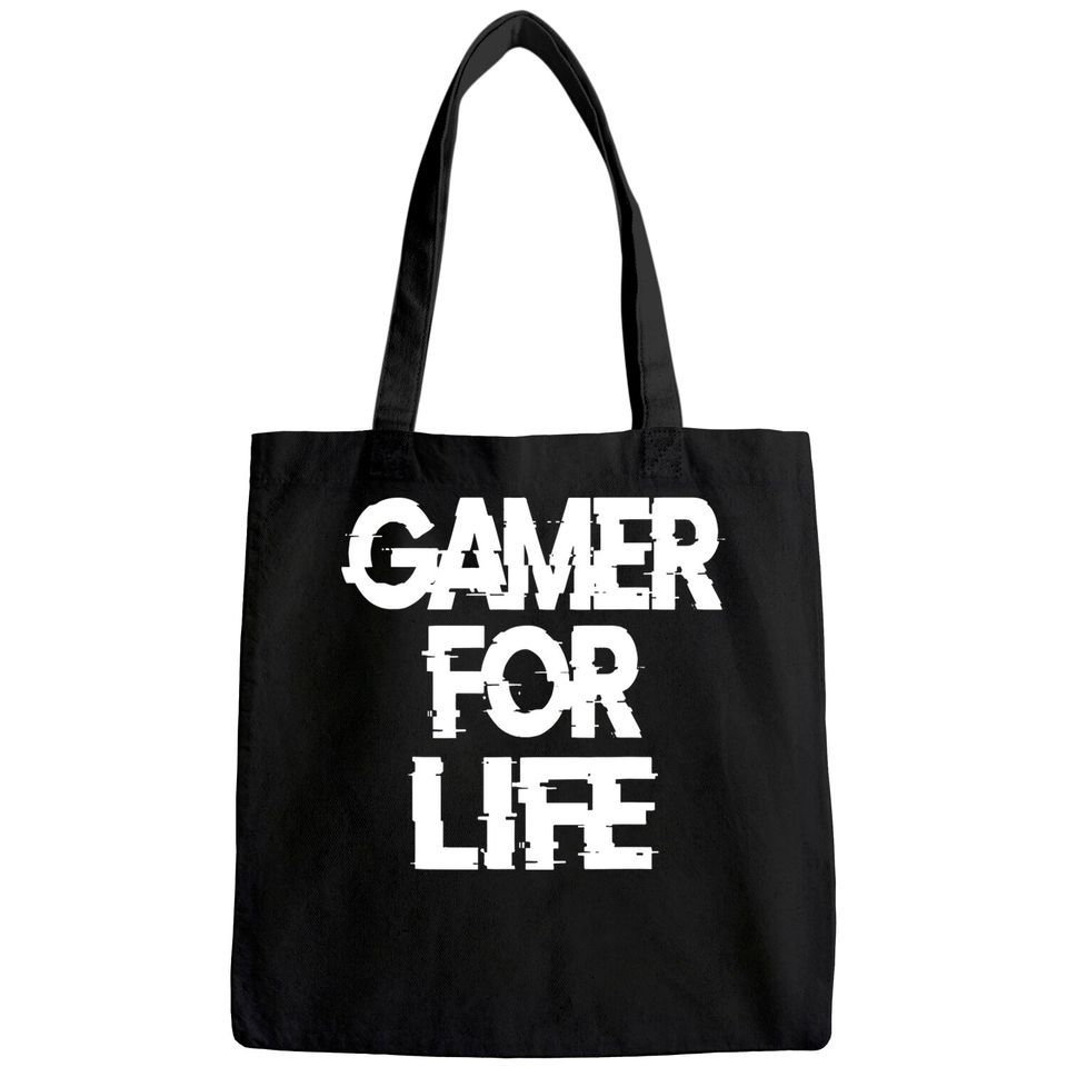 GAMING 365 Gamer For Life Tee For Video Game Players Tote Bag