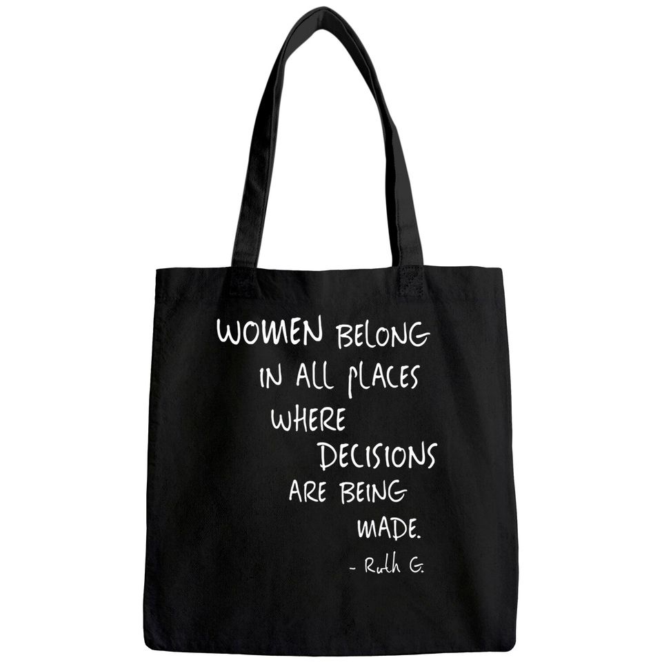 Equal Rights Women Rights Political Feminism Feminist Gift Tote Bag