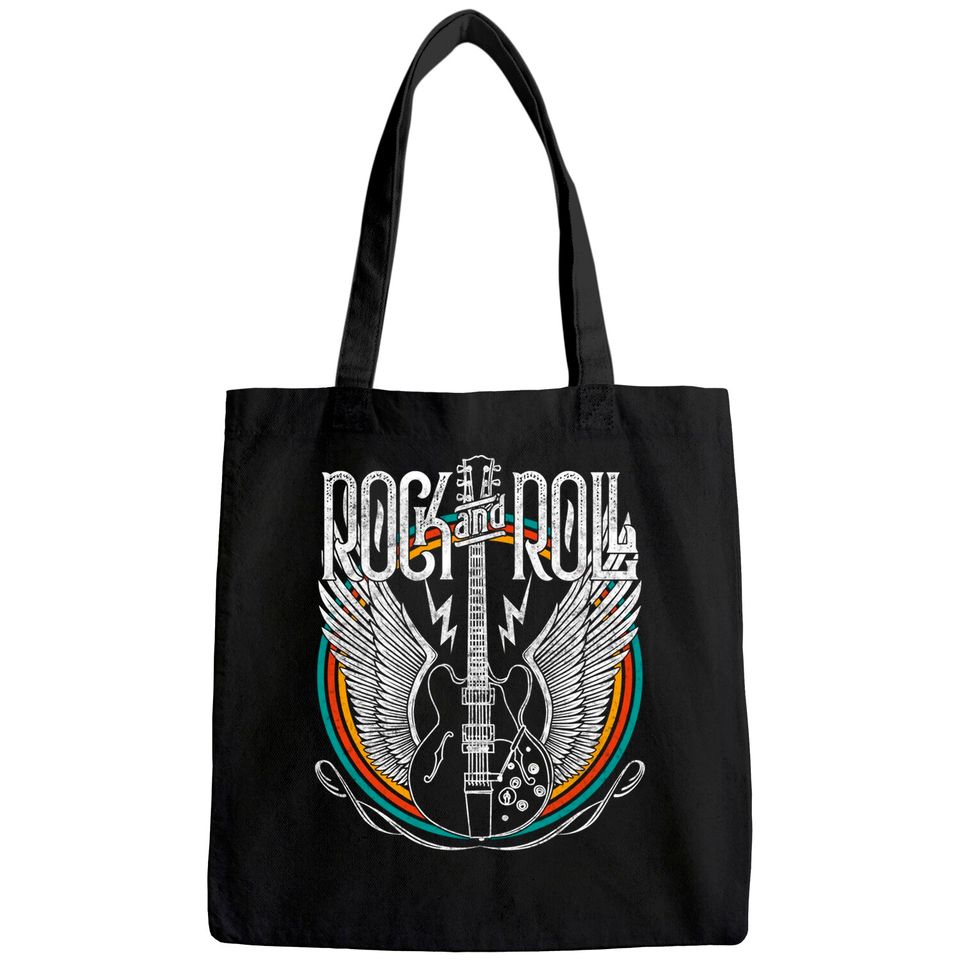 Rock & Roll Music Tote Bag