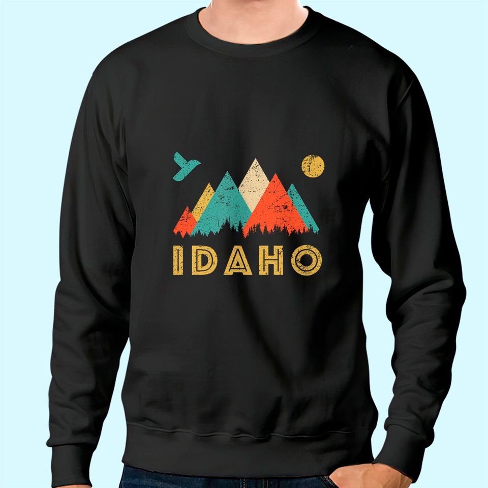 Retro Vintage Idaho Throwback Sweatshirt
