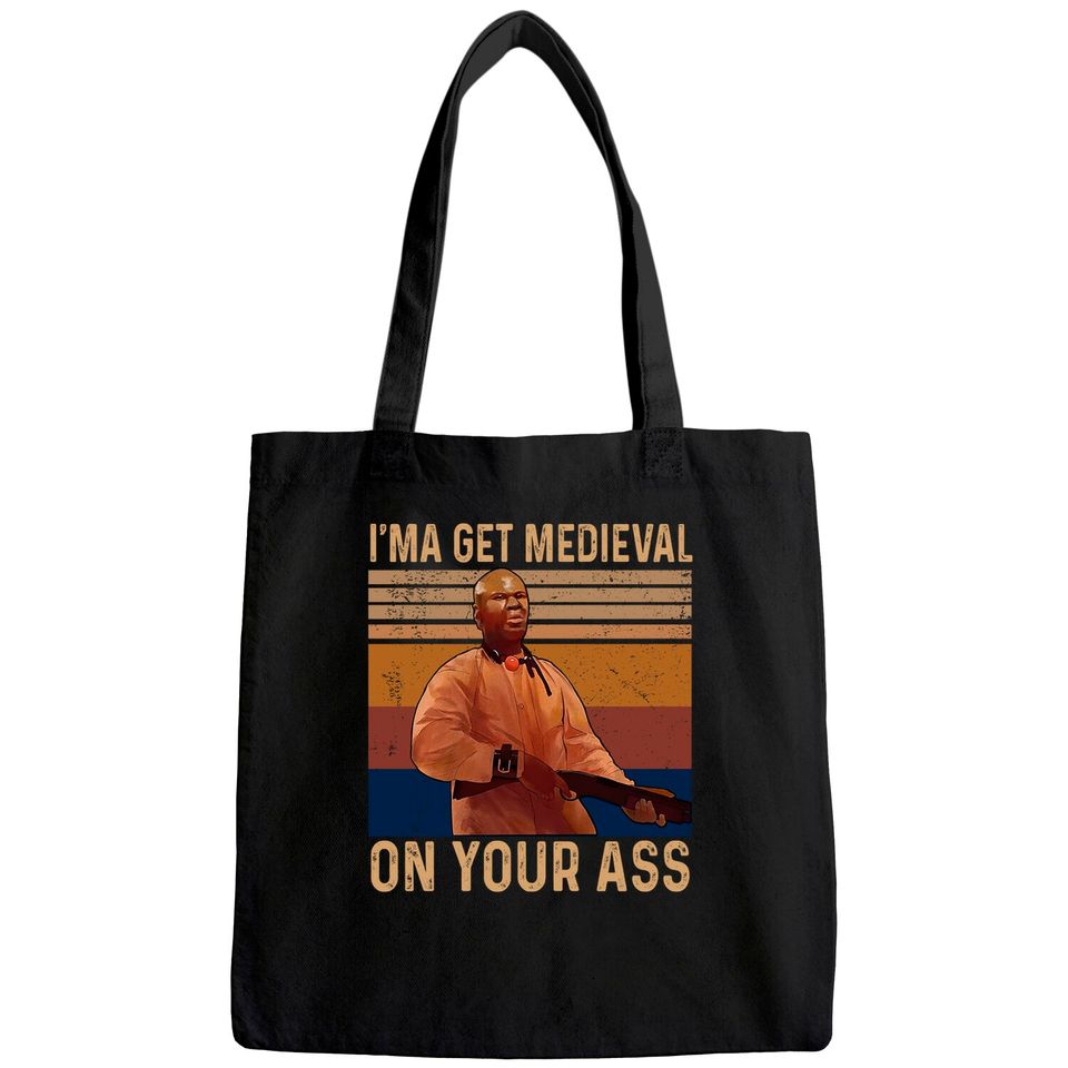 Marsellus Wallace I'ma Get Medieval On Your As Unisex Tote Bag