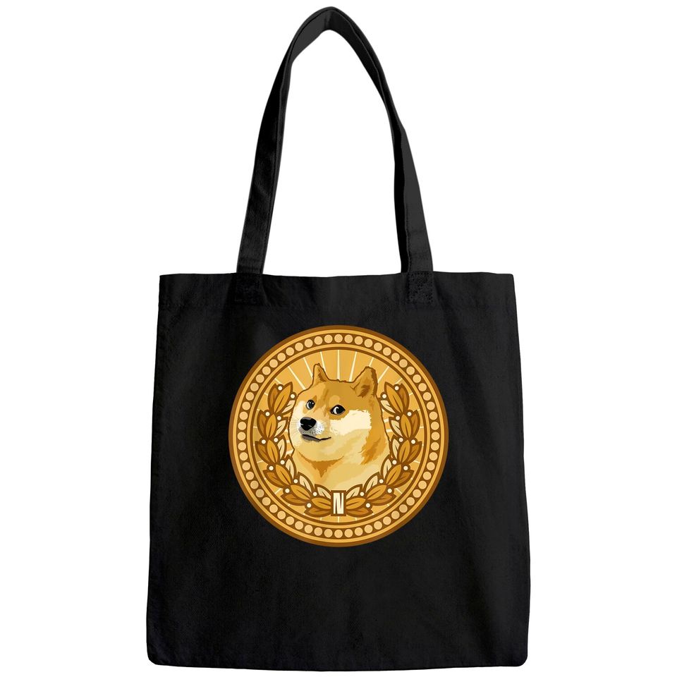 Dogecoin Crypto Cryptocurrency Blockchain Trader Trading Tote Bag