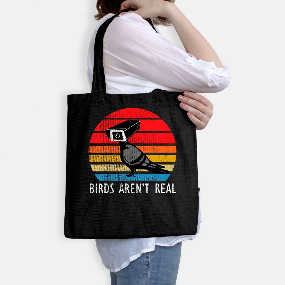 Birds Aren't Real Real Vintage Tote Bag Are Not