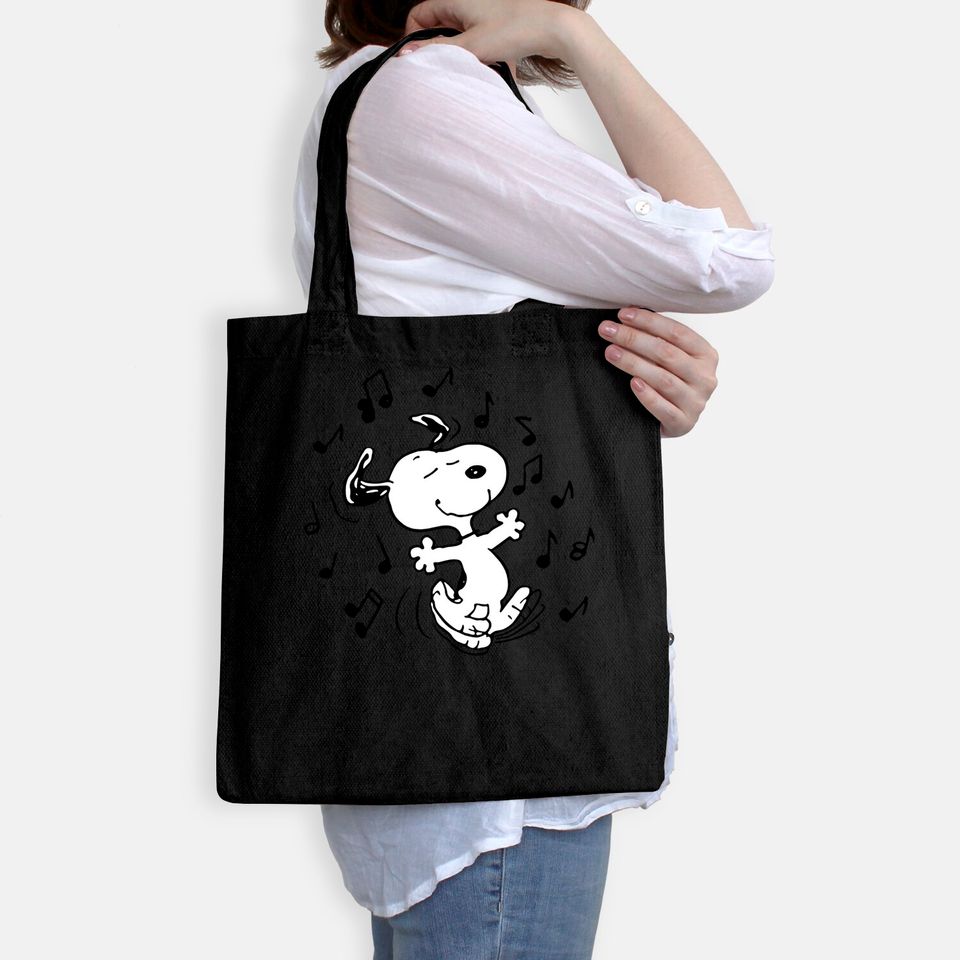 Dancing Snoopy Tote Bag