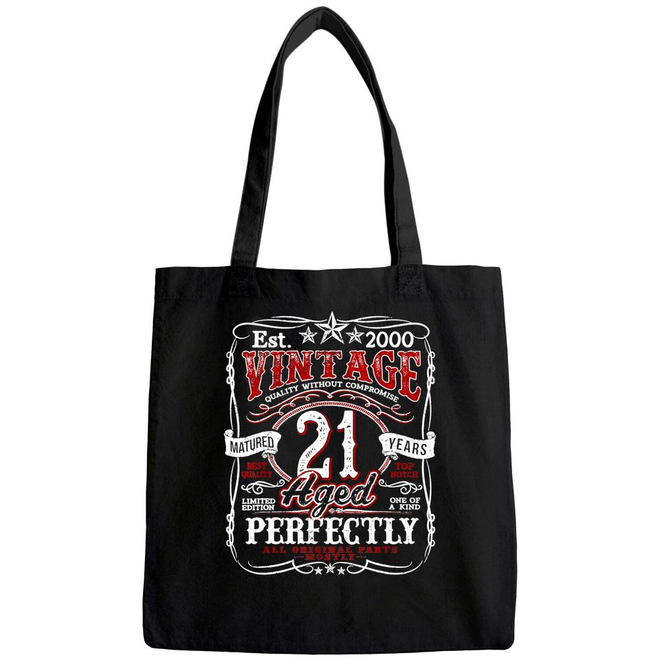 Vintage 21st Birthday 2000 Limited Edition Born In 2000 Tote Bag