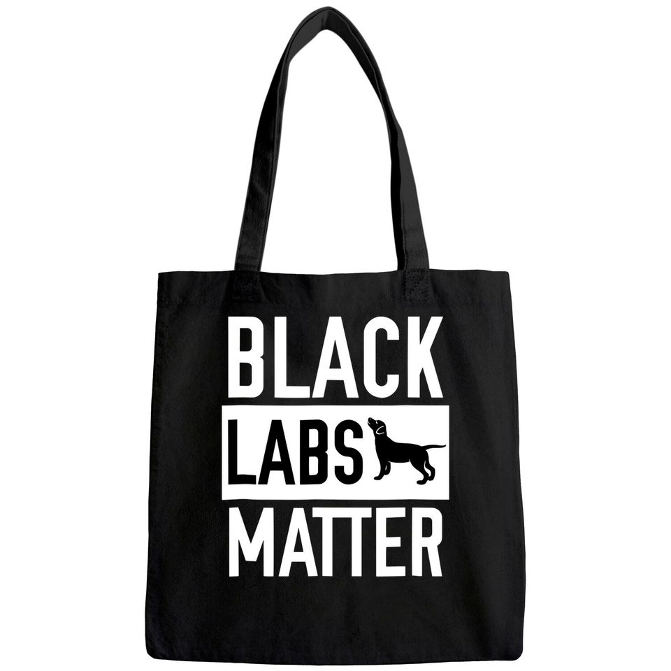 Black labs Matter Dog Tote Bag Labrador Retriever Tote Bag