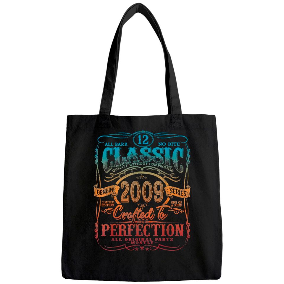 Vintage 2009 Limited Edition Gift 12th Birthday Tote Bag