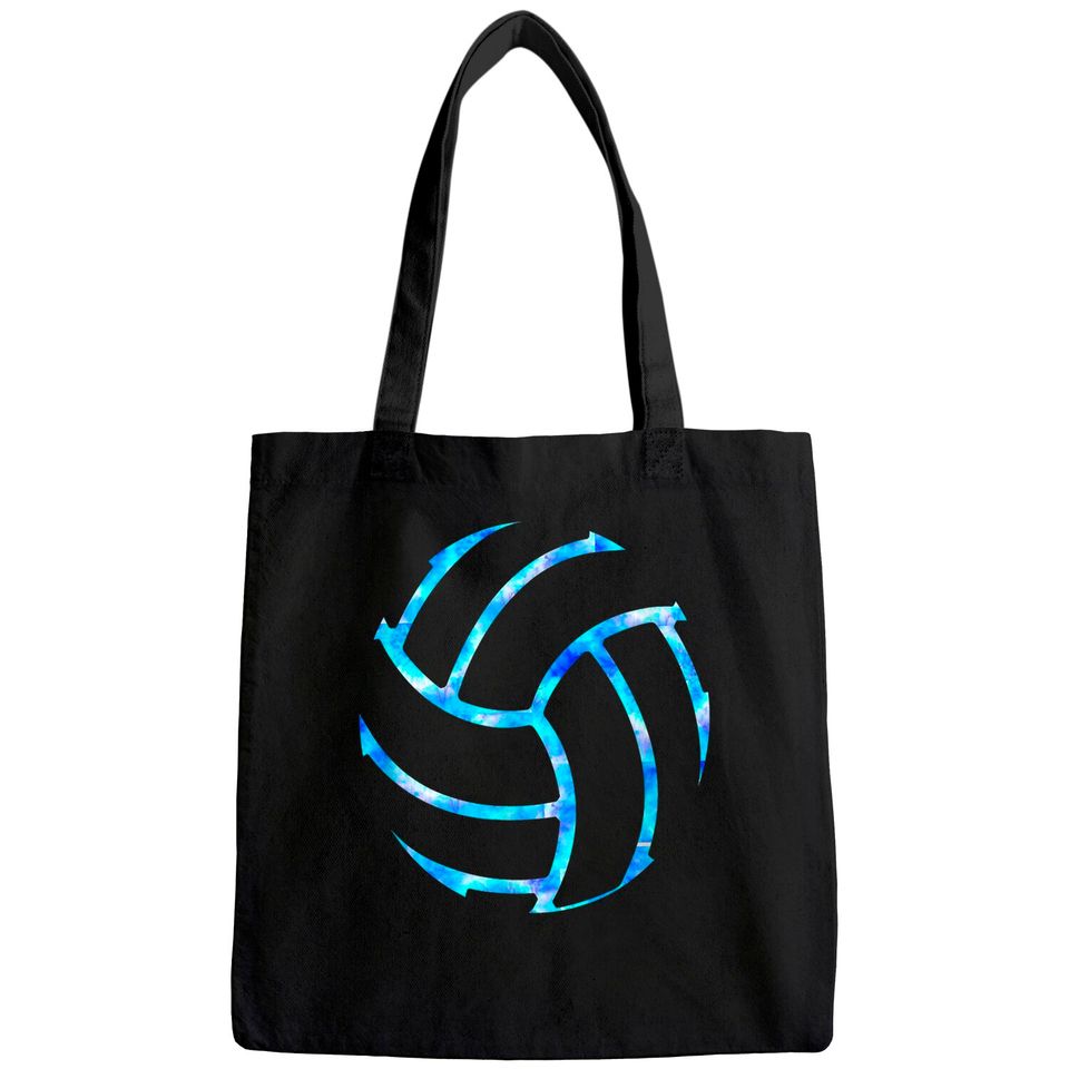 Volleyball Stuff Attire Tie Dye Tote Bag