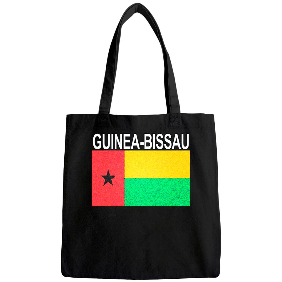Guinea-Bissau Flag Artistic Design Tote Bag