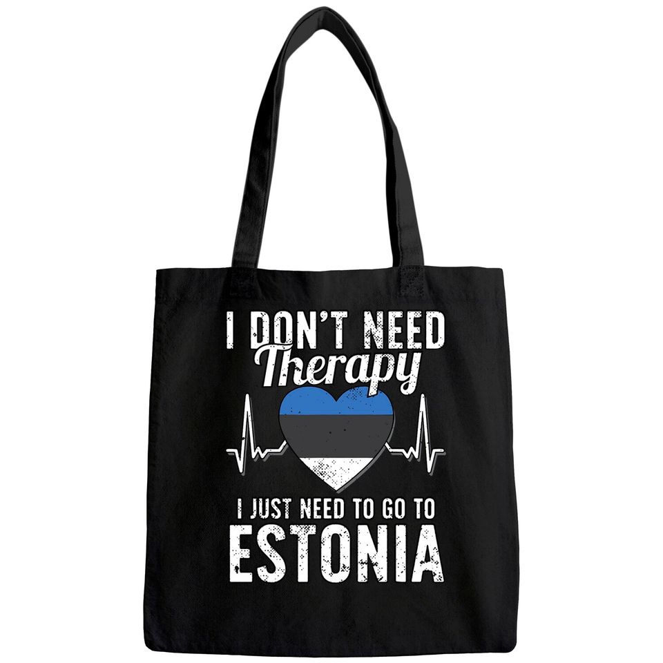 Estonian Flag Tote Bag