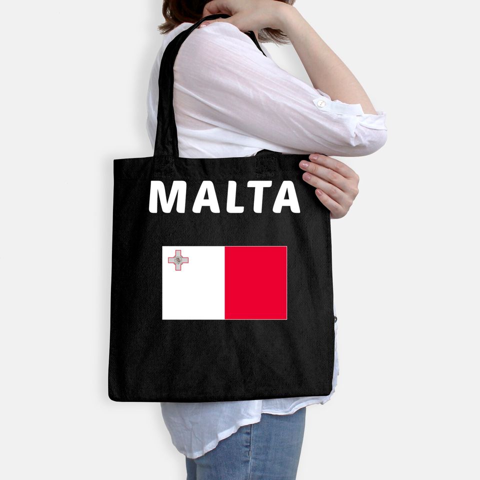 Malta Flag souvenir Gift Maltese Tote Bag