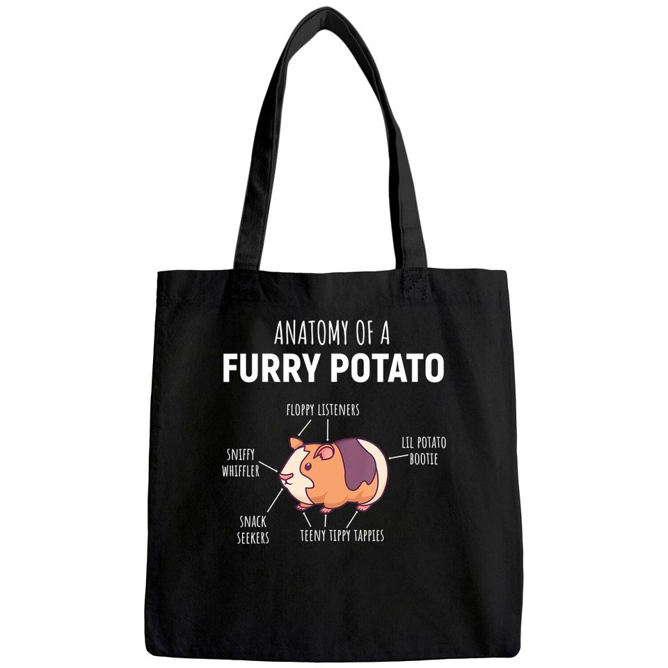 Anatomy Of A Furry Potato Guinea Pig Lover Gift Tote Bag