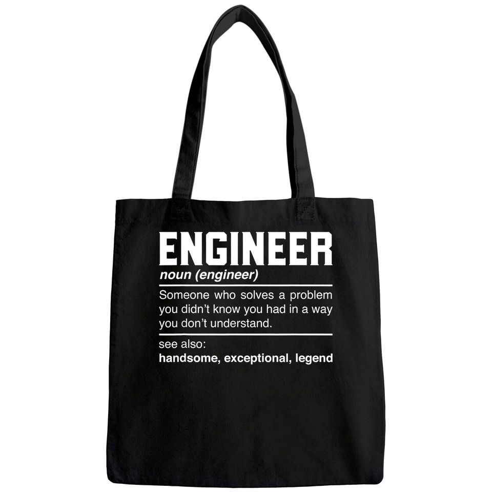 Engineer Definition Technologist Tote Bag
