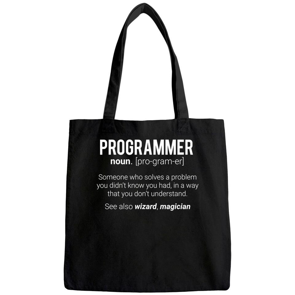Programmer Meaning Programmer Noun Defintion Tote Bag