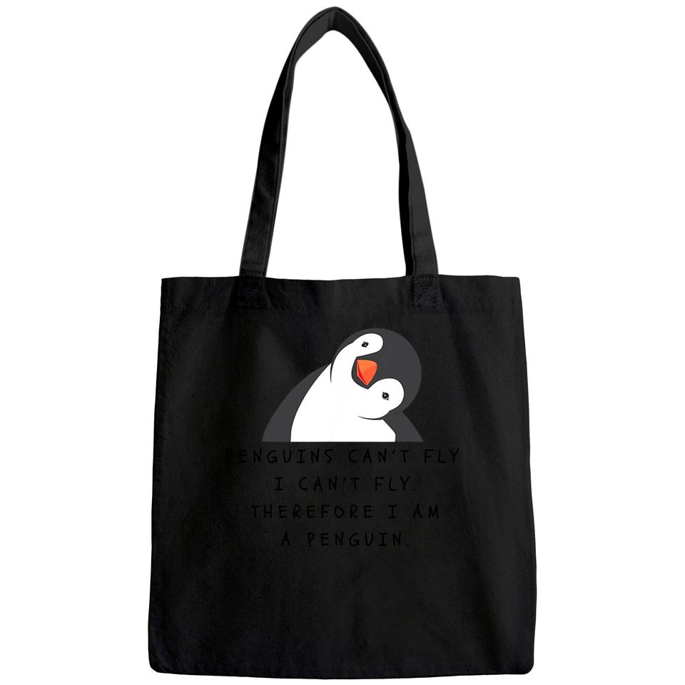 Funny Penguins Tote Bag Woman Man Children Tote Bag