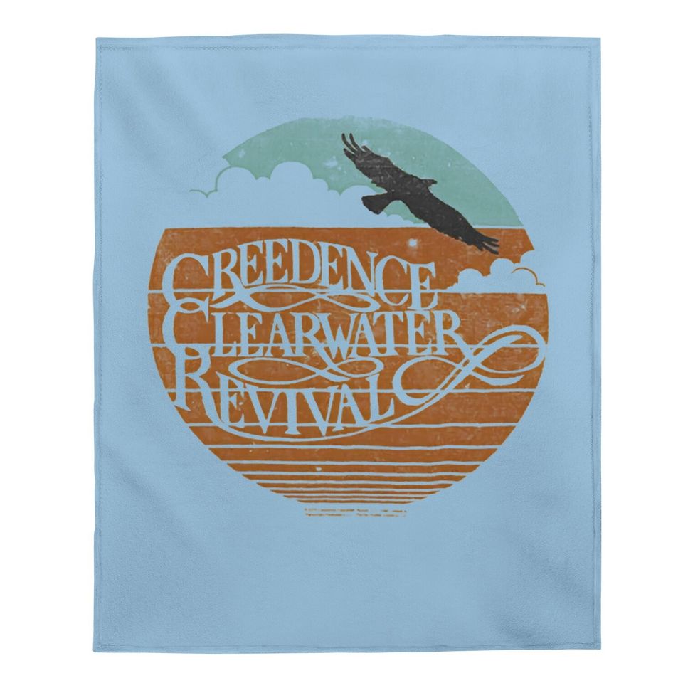 Liquid Blue Creedence Clearwater Revival Green River Baby Blanket